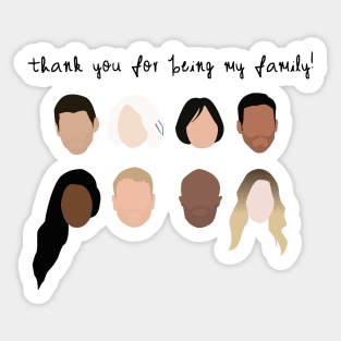 Sense8 - Thank You for Being my Family Sticker